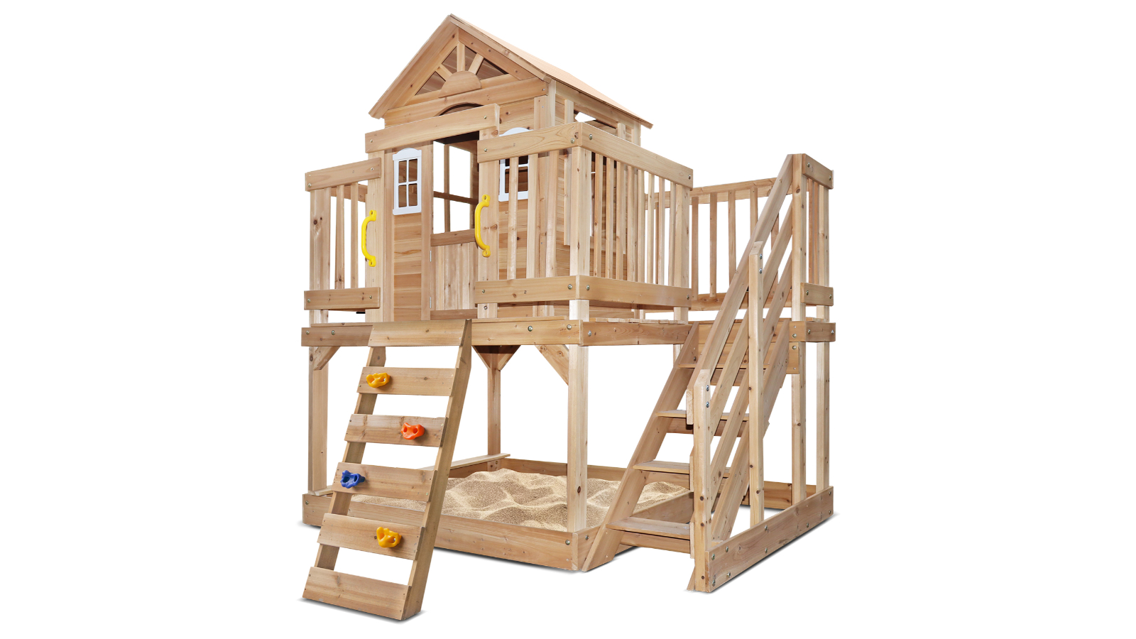 Lifespan Kids Silverton Play Centre With Rock Climbing Wall