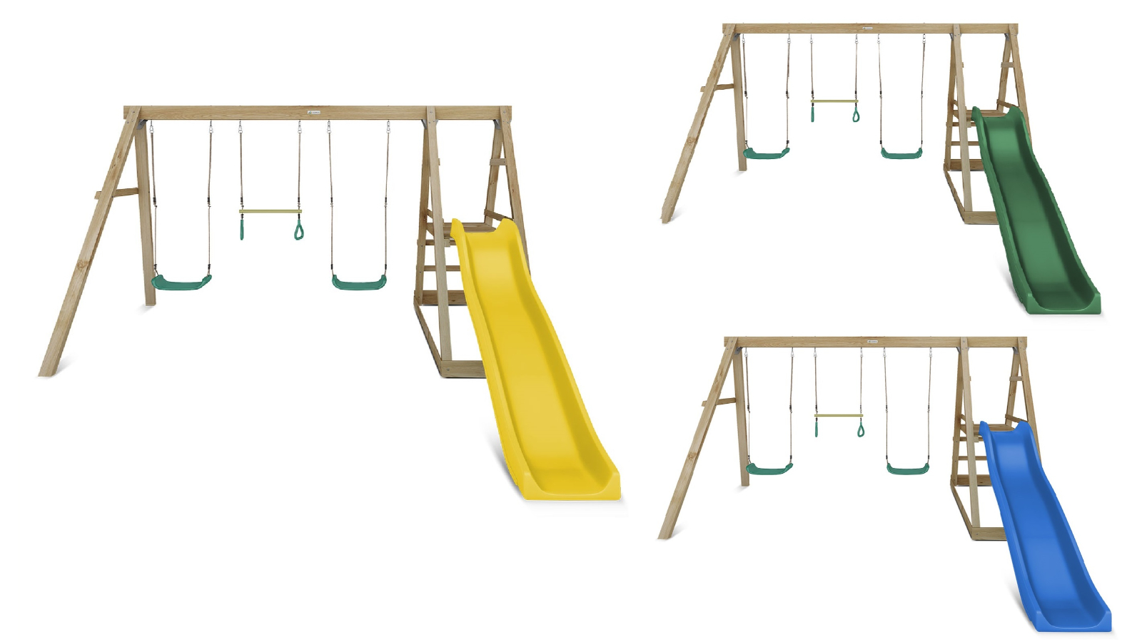 Lifespan Kids 1.8metre Winston Swing Set with Climb and Slide
