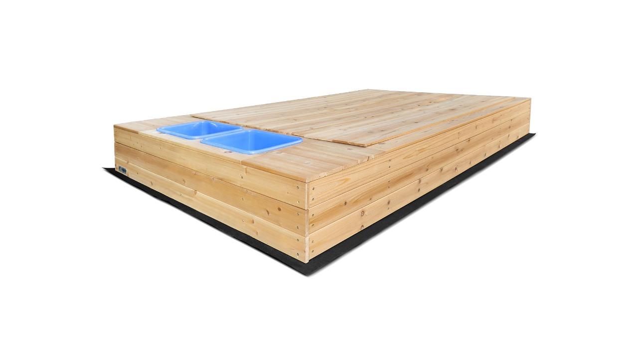 Lifespan Kids Mighty Sandpit with Wooden Cover