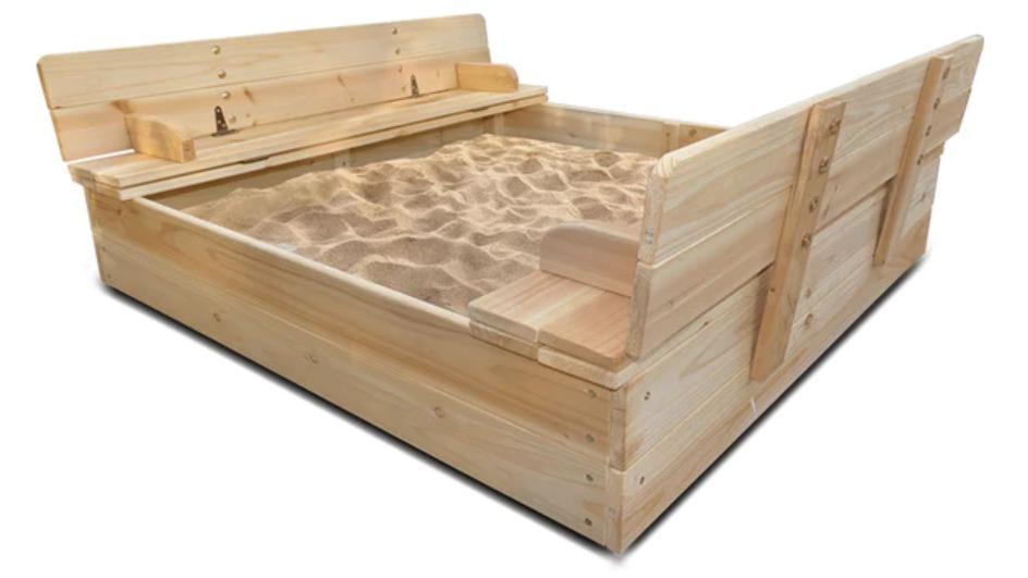 Lifespan Kids Strongbox Two Square Sandpit