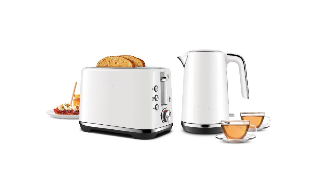 Breville Brunch Duo Toaster and Kettle - Cool Grey