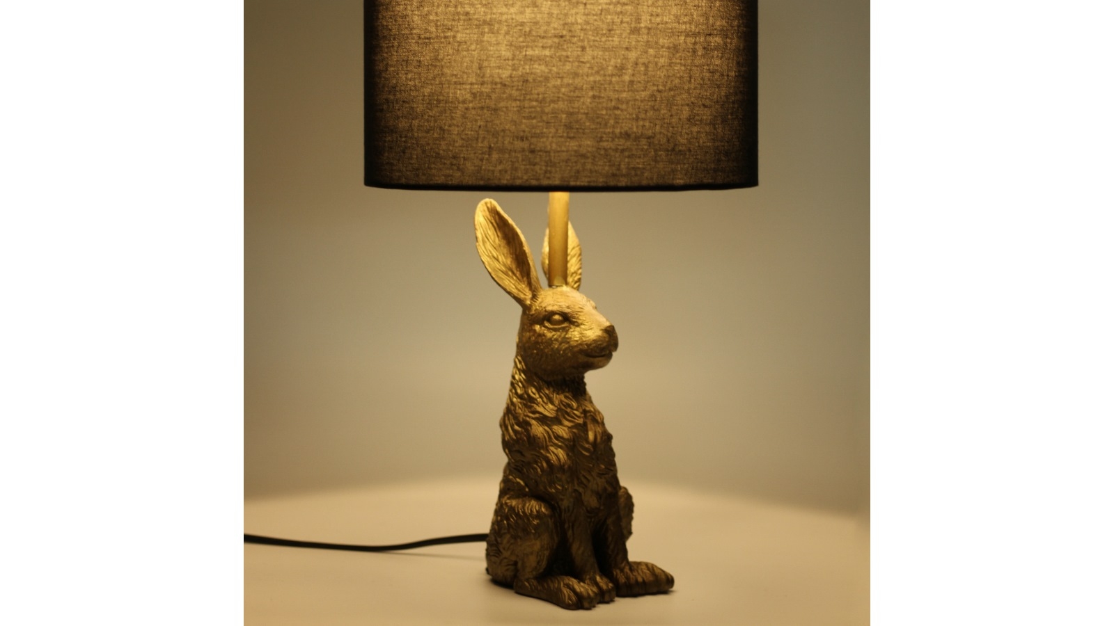Lexi Lighting Rabbit Sitting Table Lamp Gold Harvey Norman