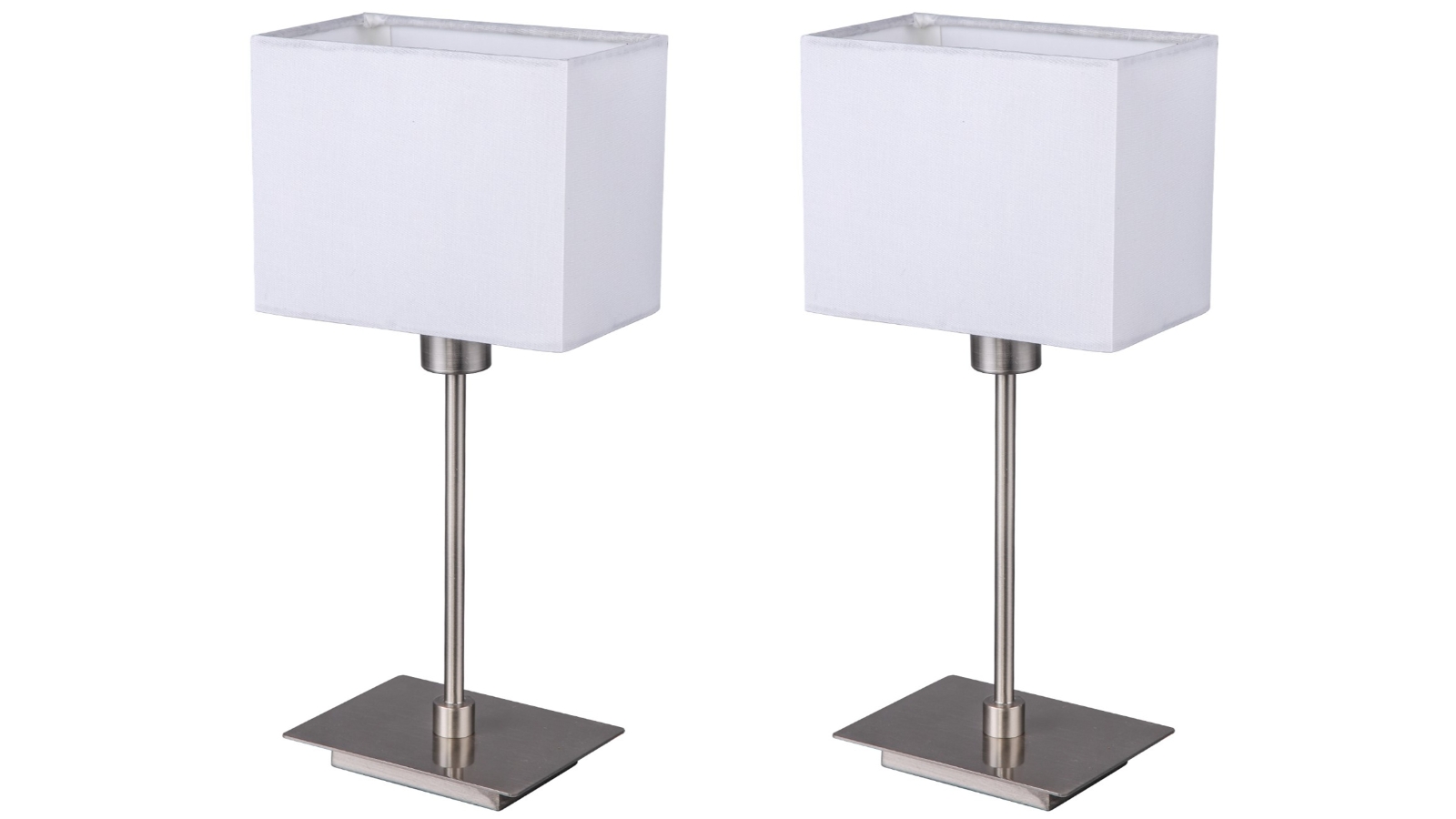 Lexi Lighting Set of 2 Pueblo Table Lamb - White