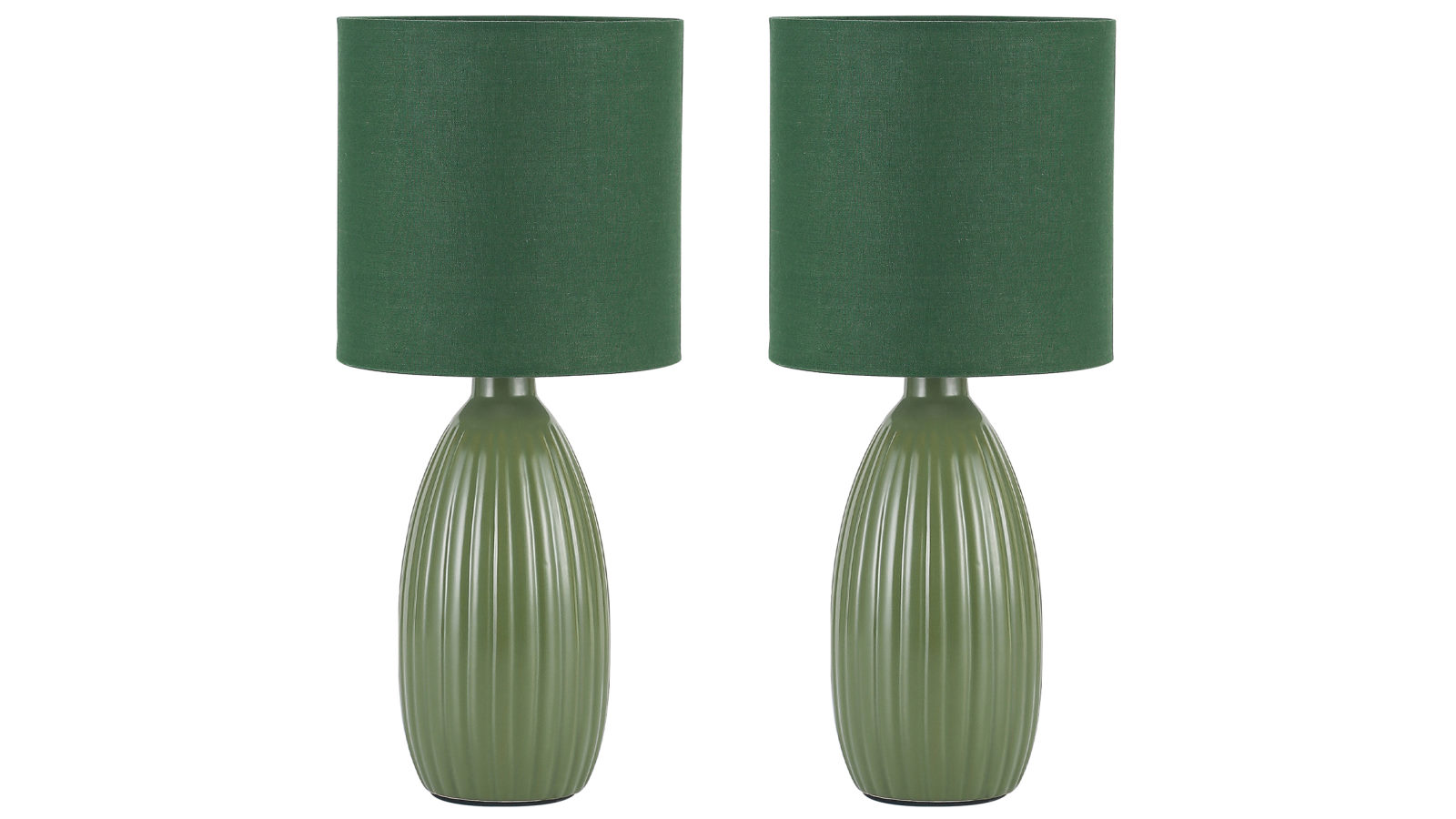 Lexi Lighting	Set of 2 Nora Ceramic Table Lamp - Green