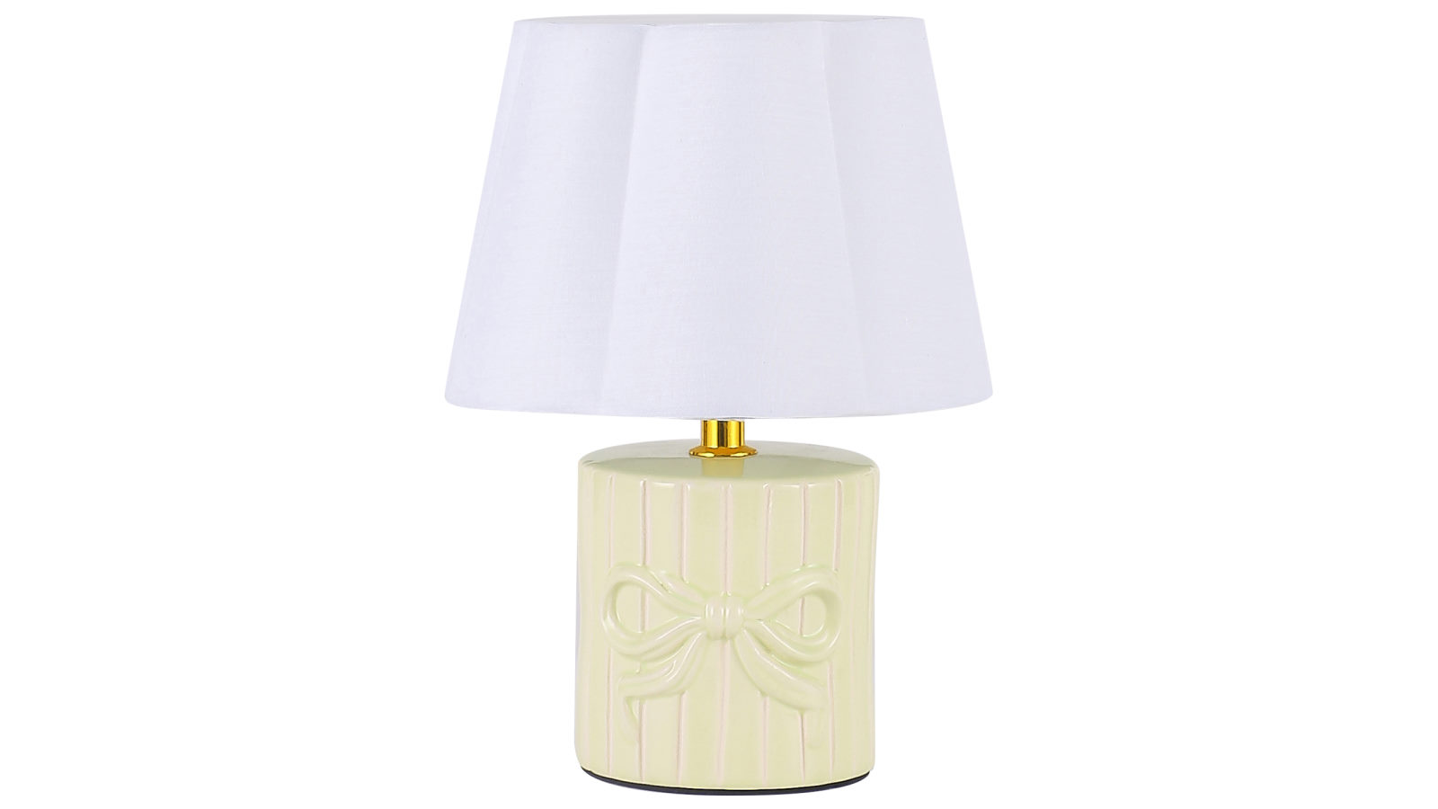 Lexi Lighting Miri Ribbon Bow Ceramic Table Lamp