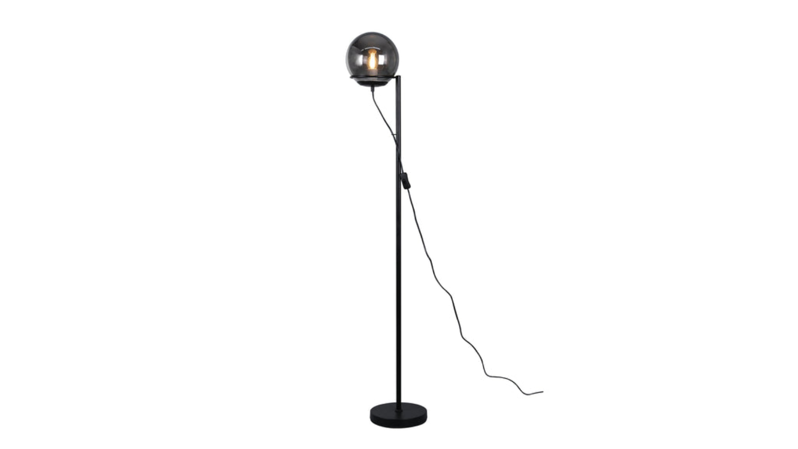 Lexi Lighting Sphera Floor Lamp - Smoky Glass