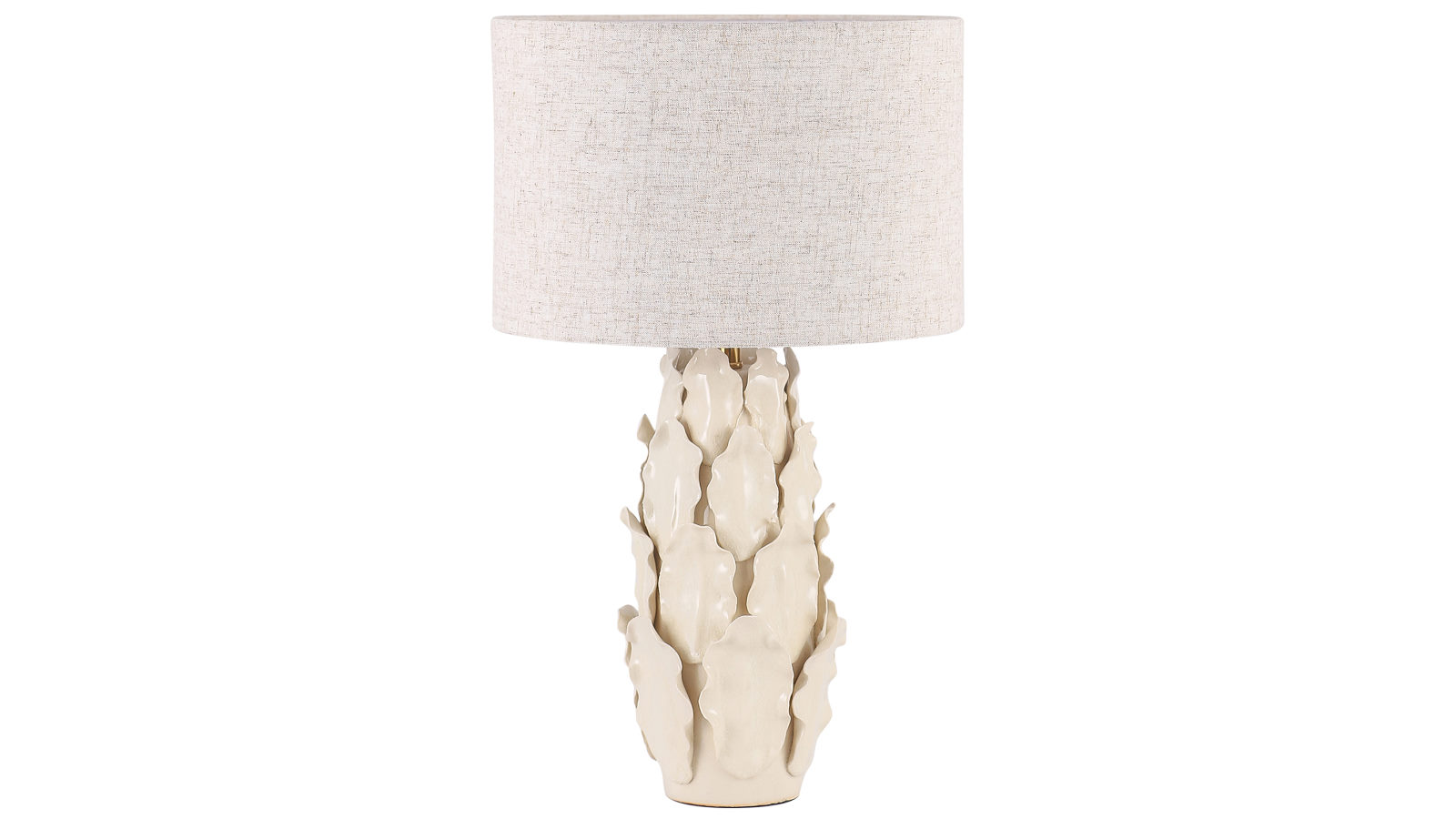 Lexi Lighting Layered Leaf Ceramic Table Lamp