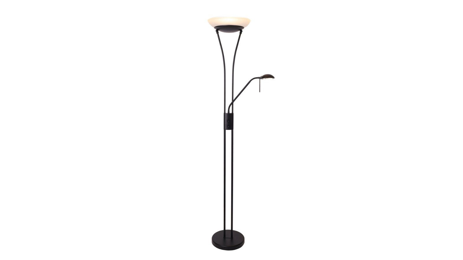 Lexi Lighting Reed LED Mother and Child Floor Lamp - Black