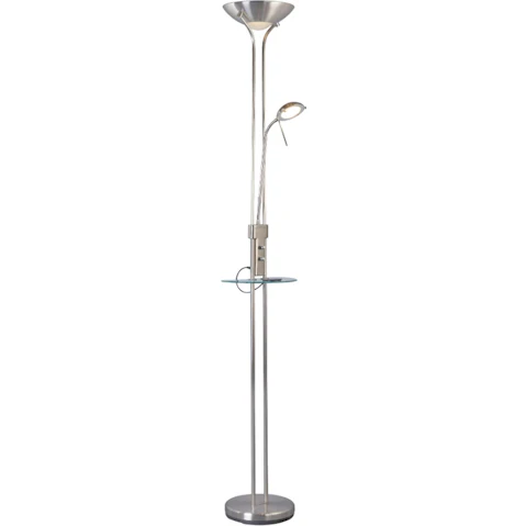 Lexi Lighting Seed USB LED Mother & Child Floor Lamp - Satin Chrome