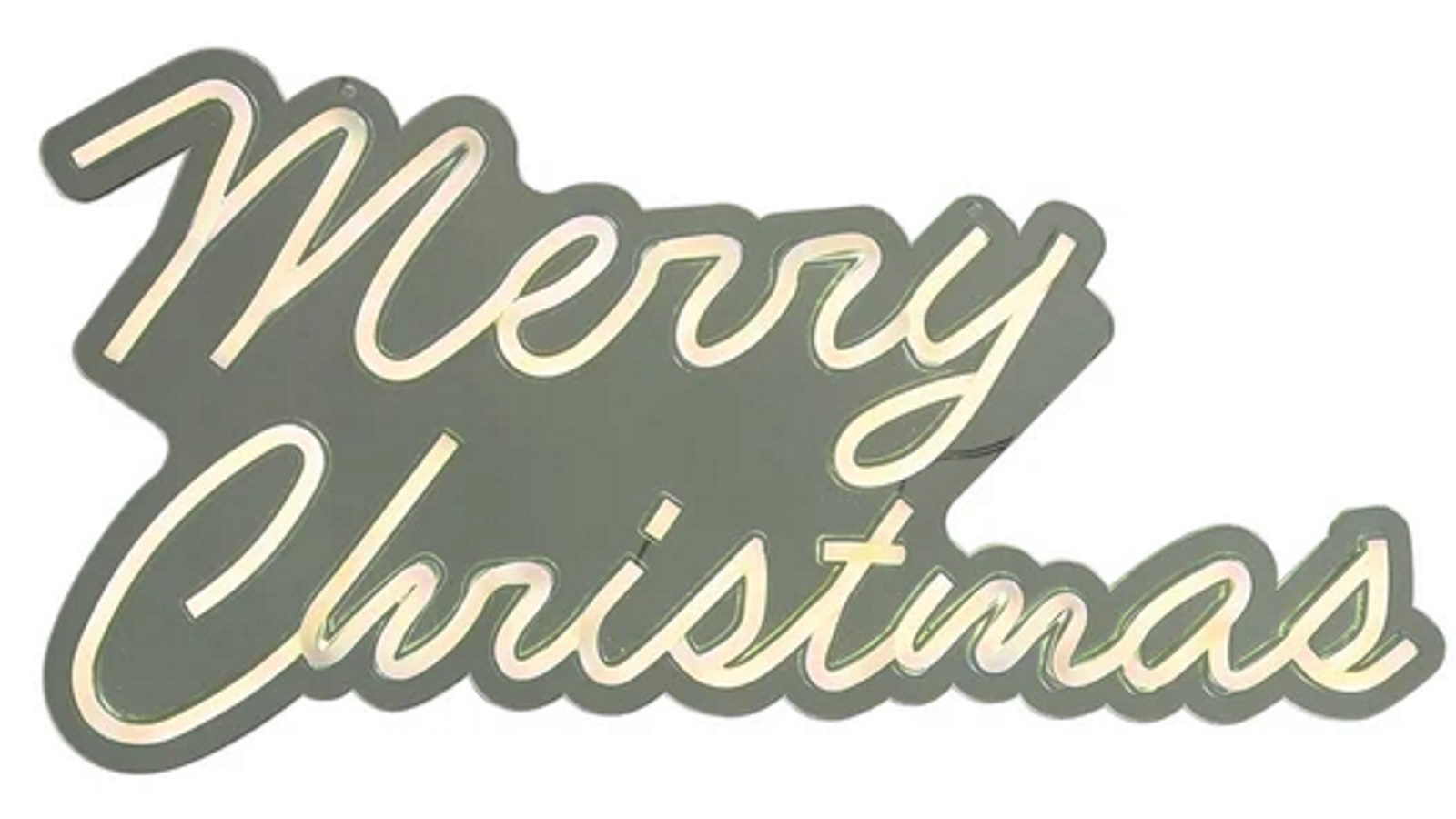 Lexi Lighting 50cm Merry Christmas Neon Sign - Warm White