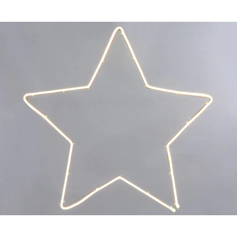 Lexi Lighting Neon Warm White Star Sign - Large