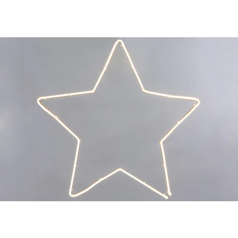 Lexi Lighting Neon Warm White Star Sign - Small