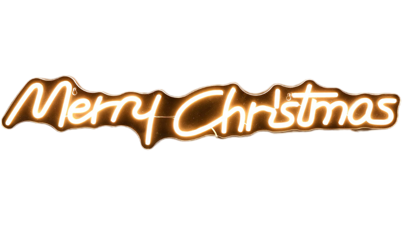 Lexi Lighting 80x15cm Merry Christmas Neon Sign - Warm White