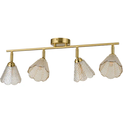 Coraline 4lt Linear Ceiling Light - Champagne