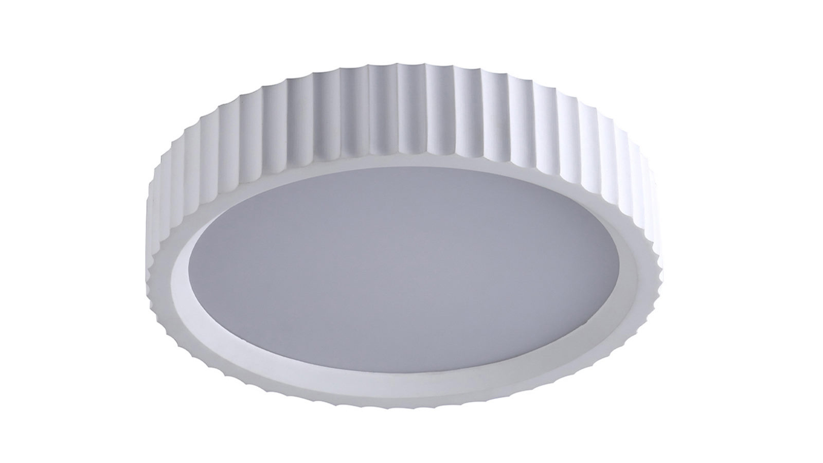 Mallory Plaster LED CCT Ceiling Light - Small