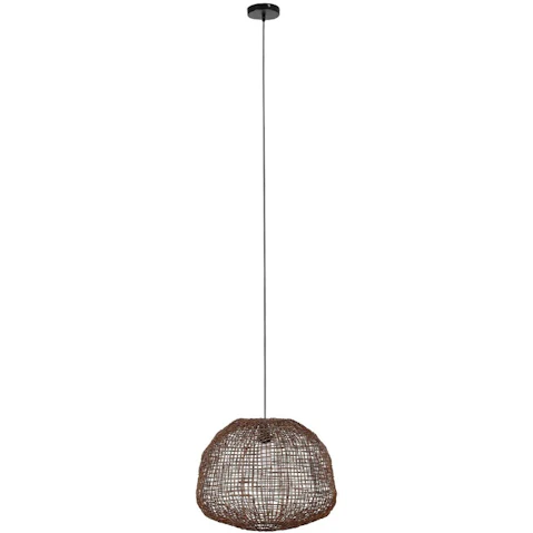 Lexi Lighting Nerina Rattan Pendant Light - Large