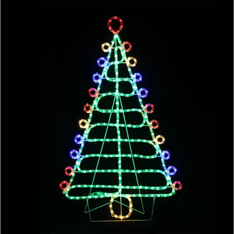 Lexi Lighting Christmas Tree Rope Light Silhouette - 93cm