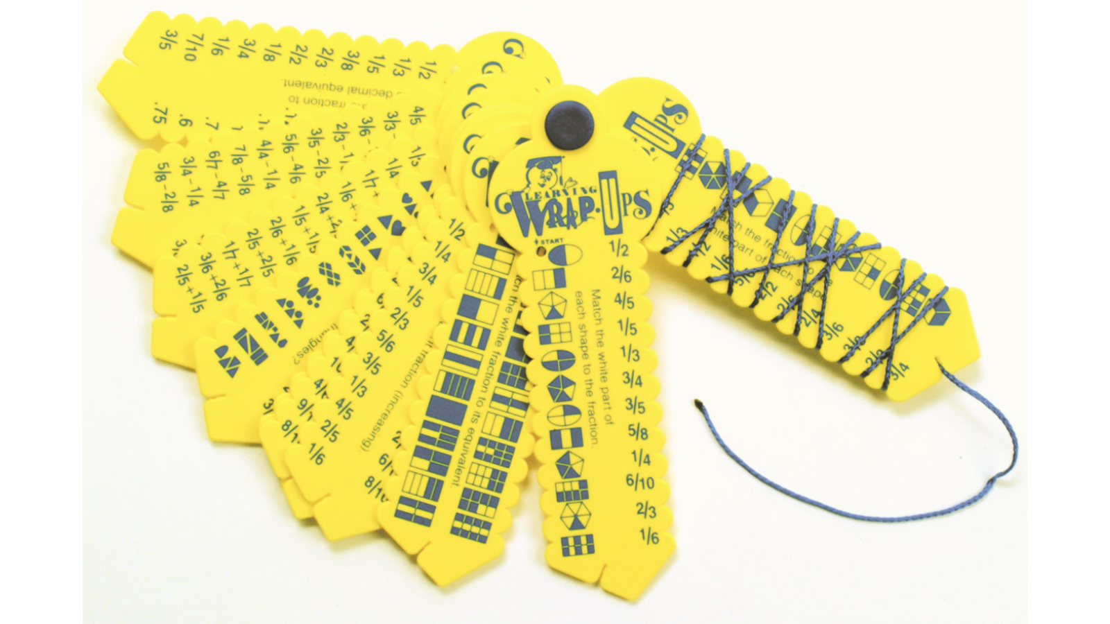 Learning Wraps Ups Fraction Educational Toy