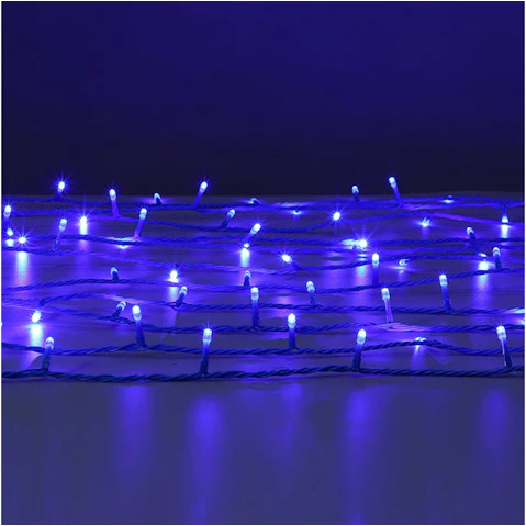 Lexi Lighting 300 LED Connectable Coloured Cable String Light - Blue
