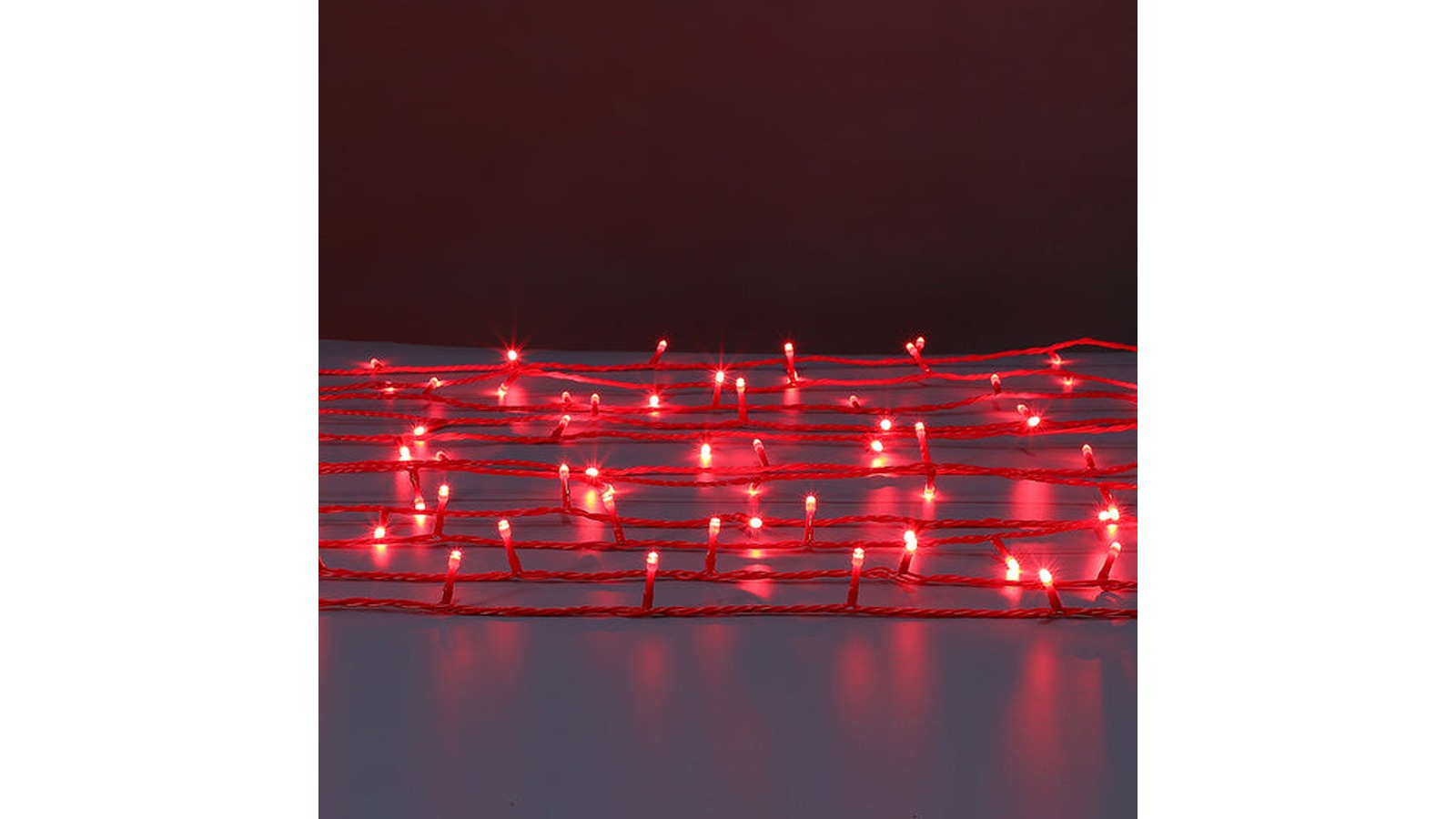 Lexi Lighting 300 LED Connectable Coloured Cable String Light - Red