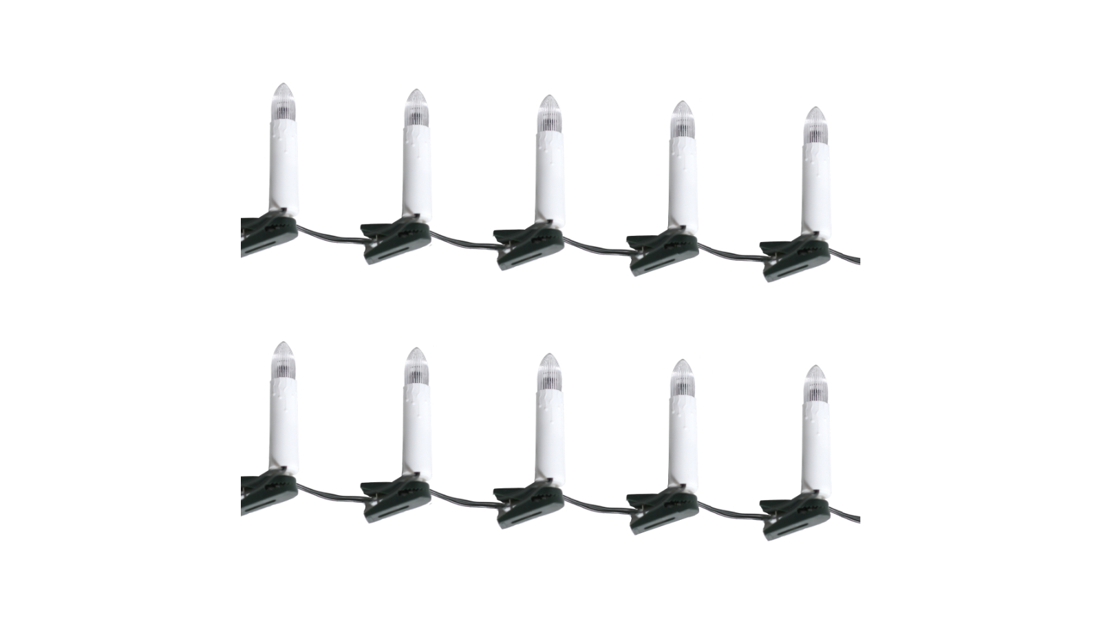 Lexi Lighting Set of 10 Candle LED String Light
