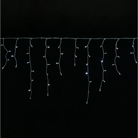 Lexi Lighting 480 LED Crazy Twinkle Icicle Light - White