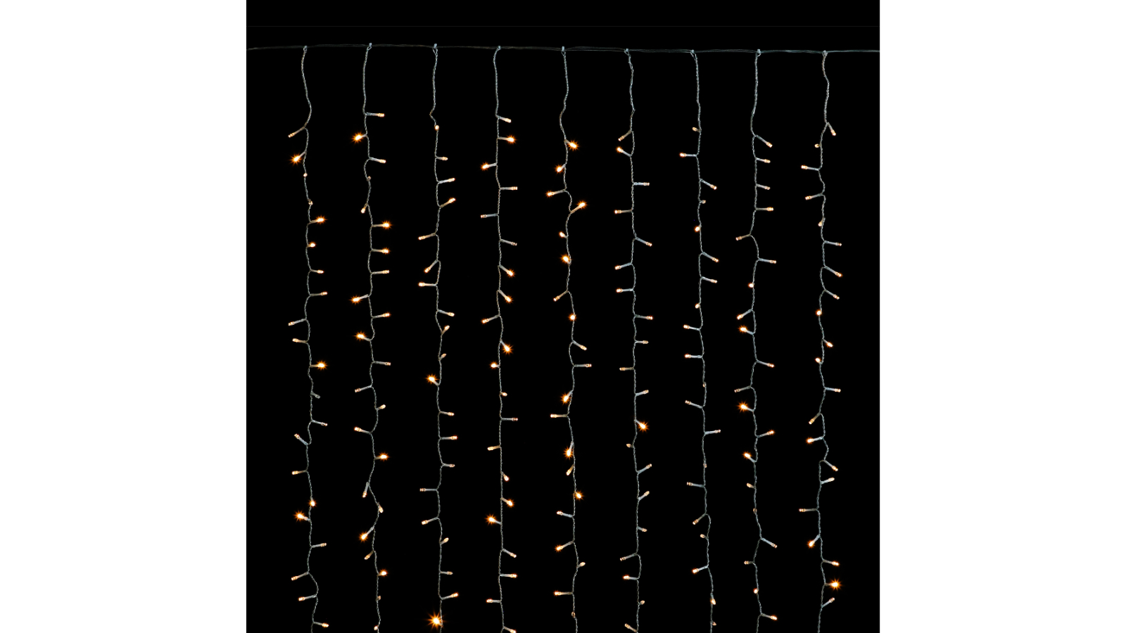 Lexi Lighting 800 Crazy Twinkle Curtain Lights - Warm White