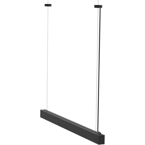 Lights and Lamps Australia 1.8M 60W LED Hunter Linear Pendant Lamp - Black