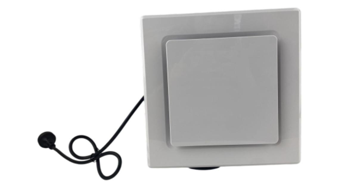 Lights and Lamps Australia Square White LLD Exhaust Fan