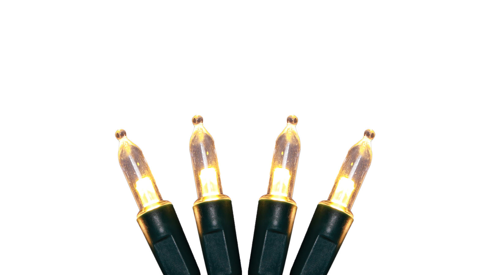 Lexi Lighting 300 Mini Dual Colour LED Light Connectable Traditional String Lights - Dark Green Cable