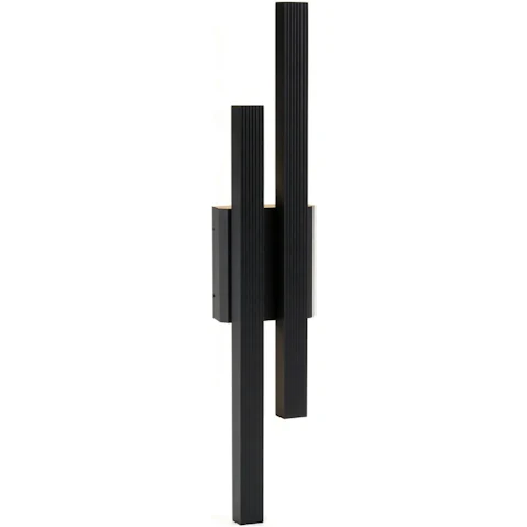 Lexi Lighting Hera 2lt LED Outdoor Wall Light - Black