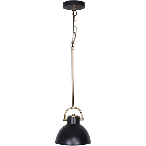 Sarantino Pendant Light - Black and Gold