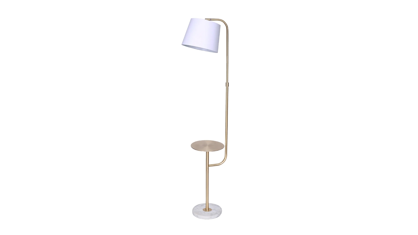 Sarantino Floor Lamp with Metal EndTable