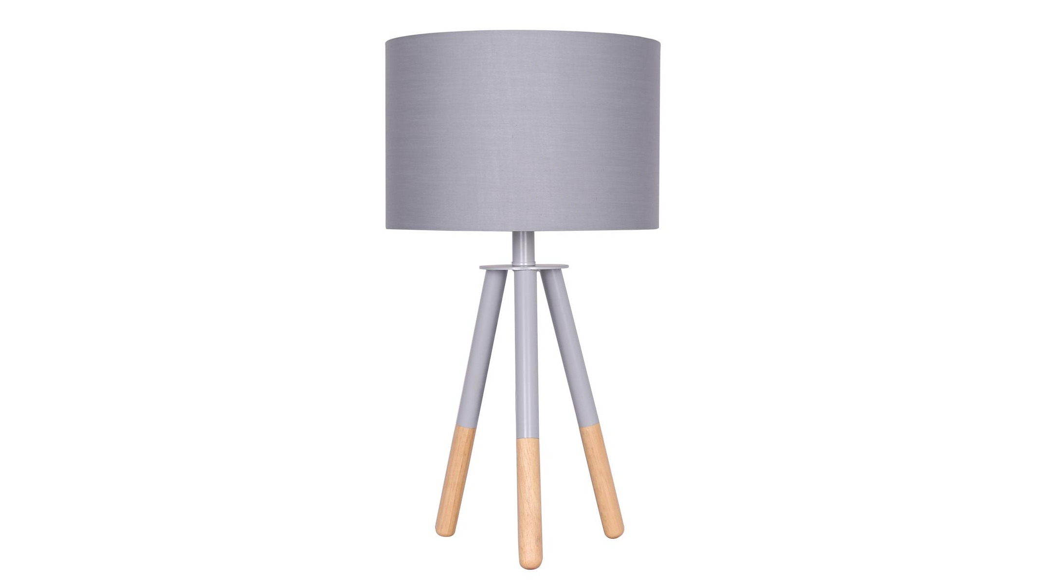 Sarantino Nordic Minimalist Tripod Desk Lamp in Metal and Wood