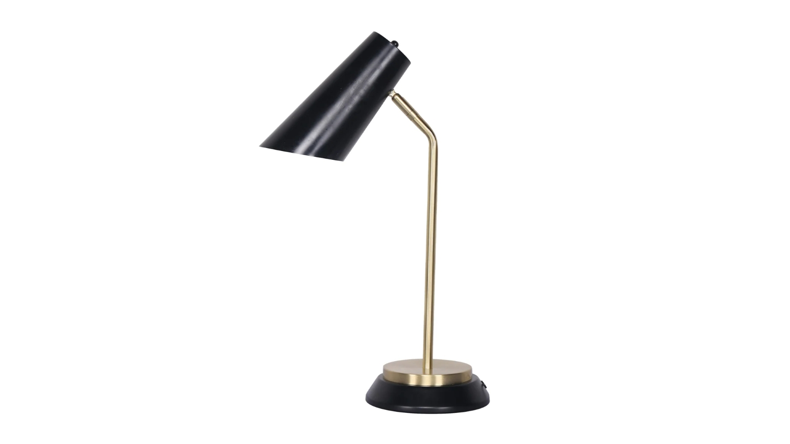 Sarantino Black/Brass Table Lamp