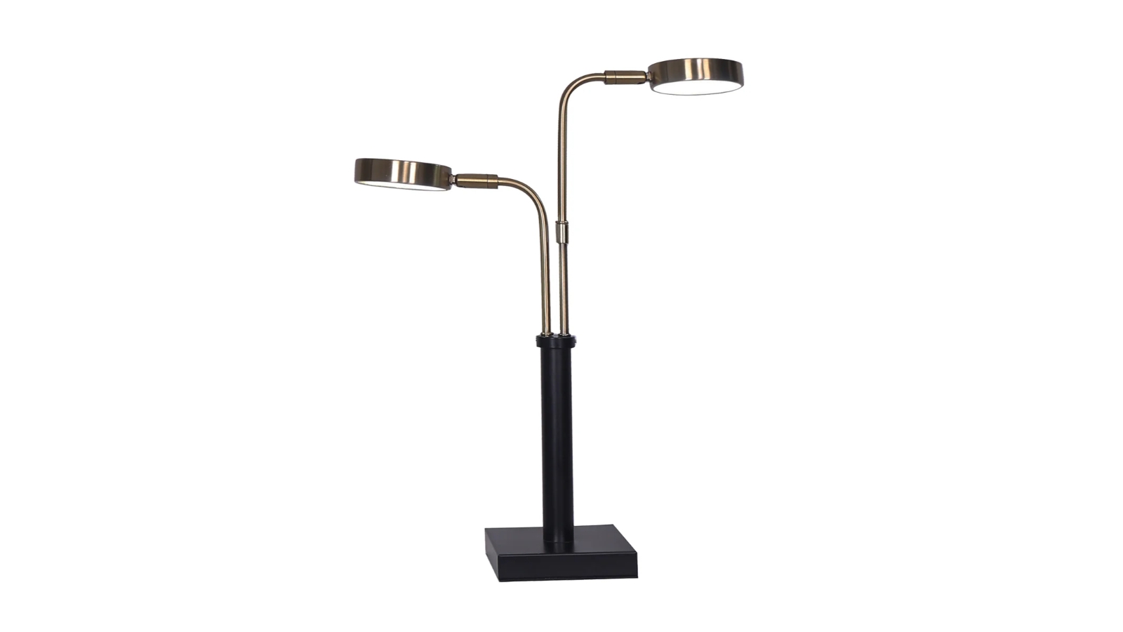 Sarantino LED Table Lamp BrushGold Finish