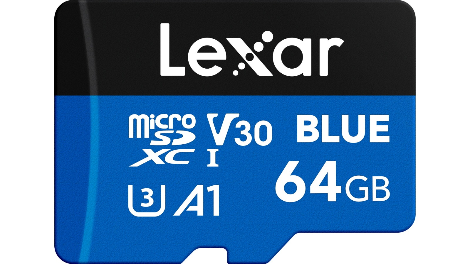 Lexar BLUE 64GB microSDXC UHS-I Memory Card