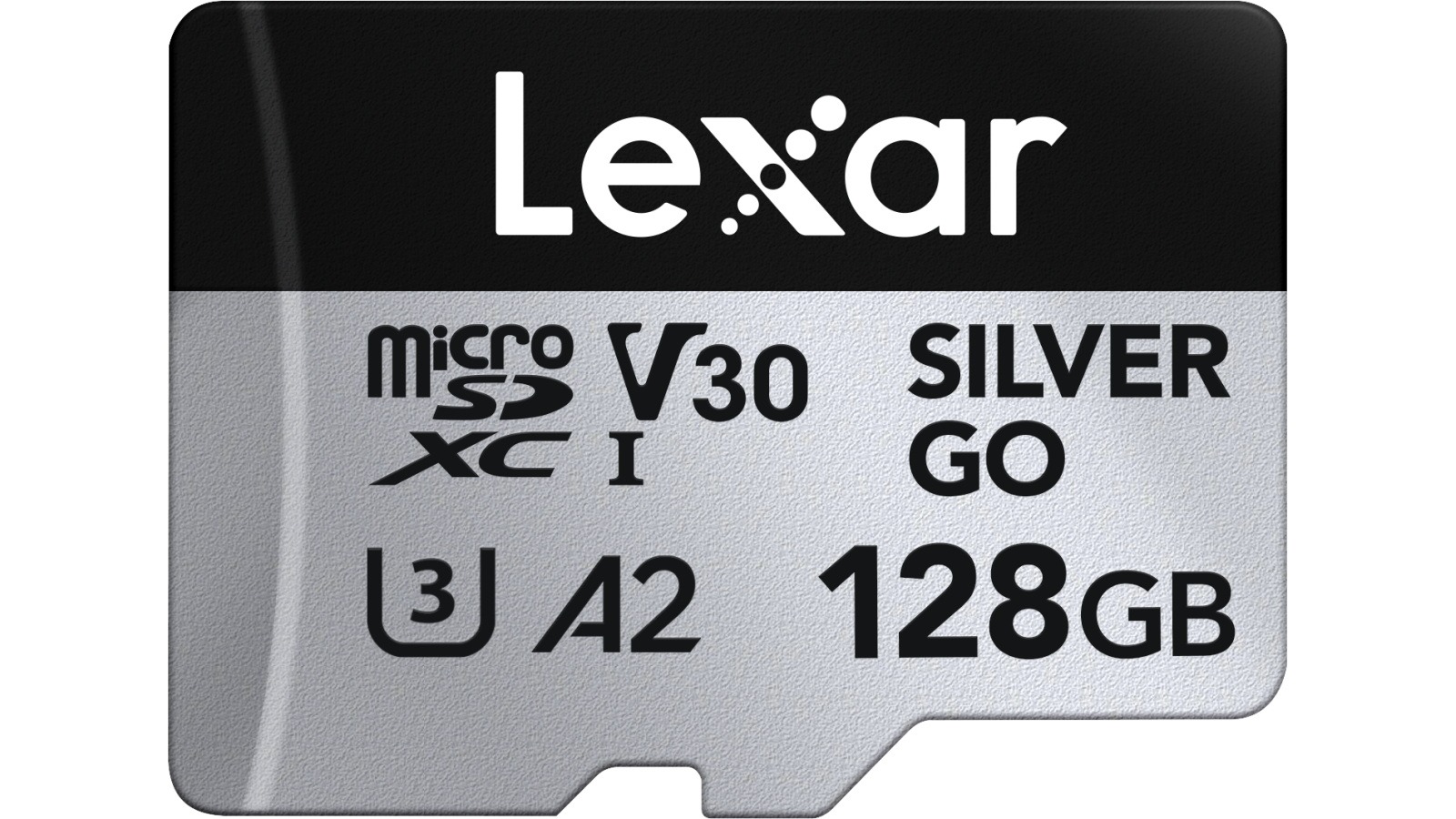 Lexar Professional SILVER GO 128GB microSDXC UHS-I Memory Card
