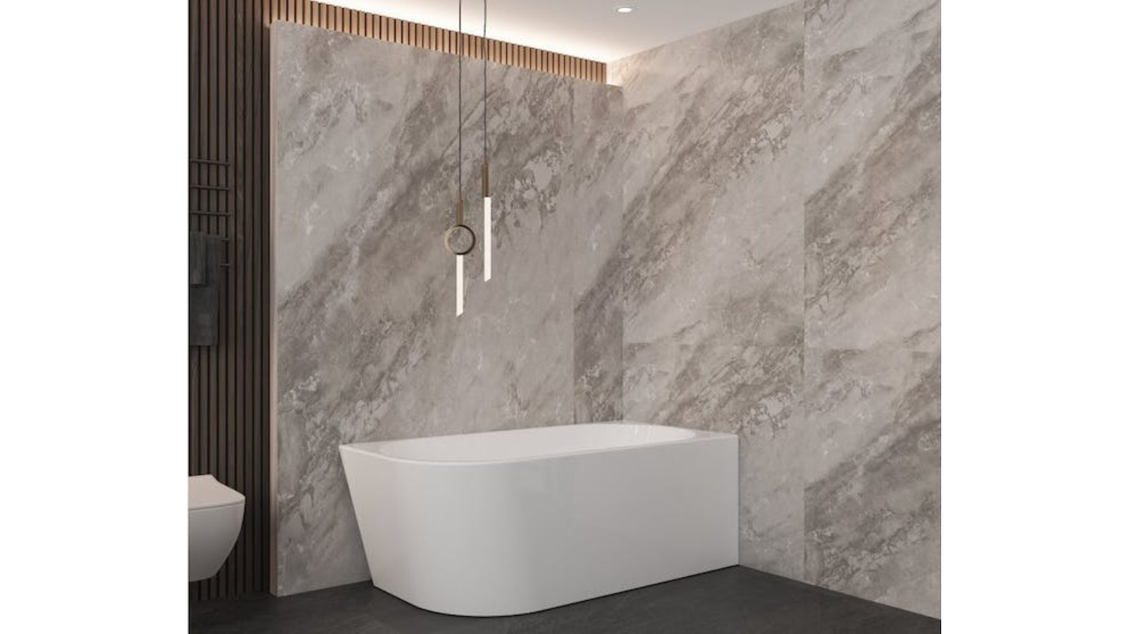 Studio 1 Florence 1500mm Freestanding Right Corner Bath Harvey Norman