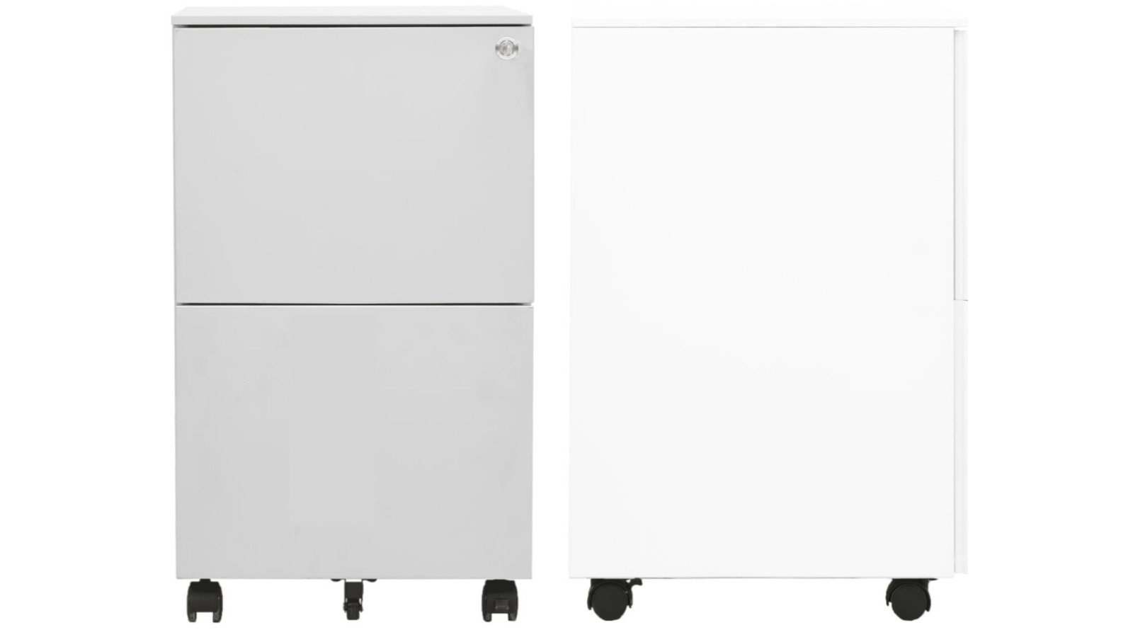 vidaXL Steel Mobile File Cabinet -  39 x 45 x 67cm