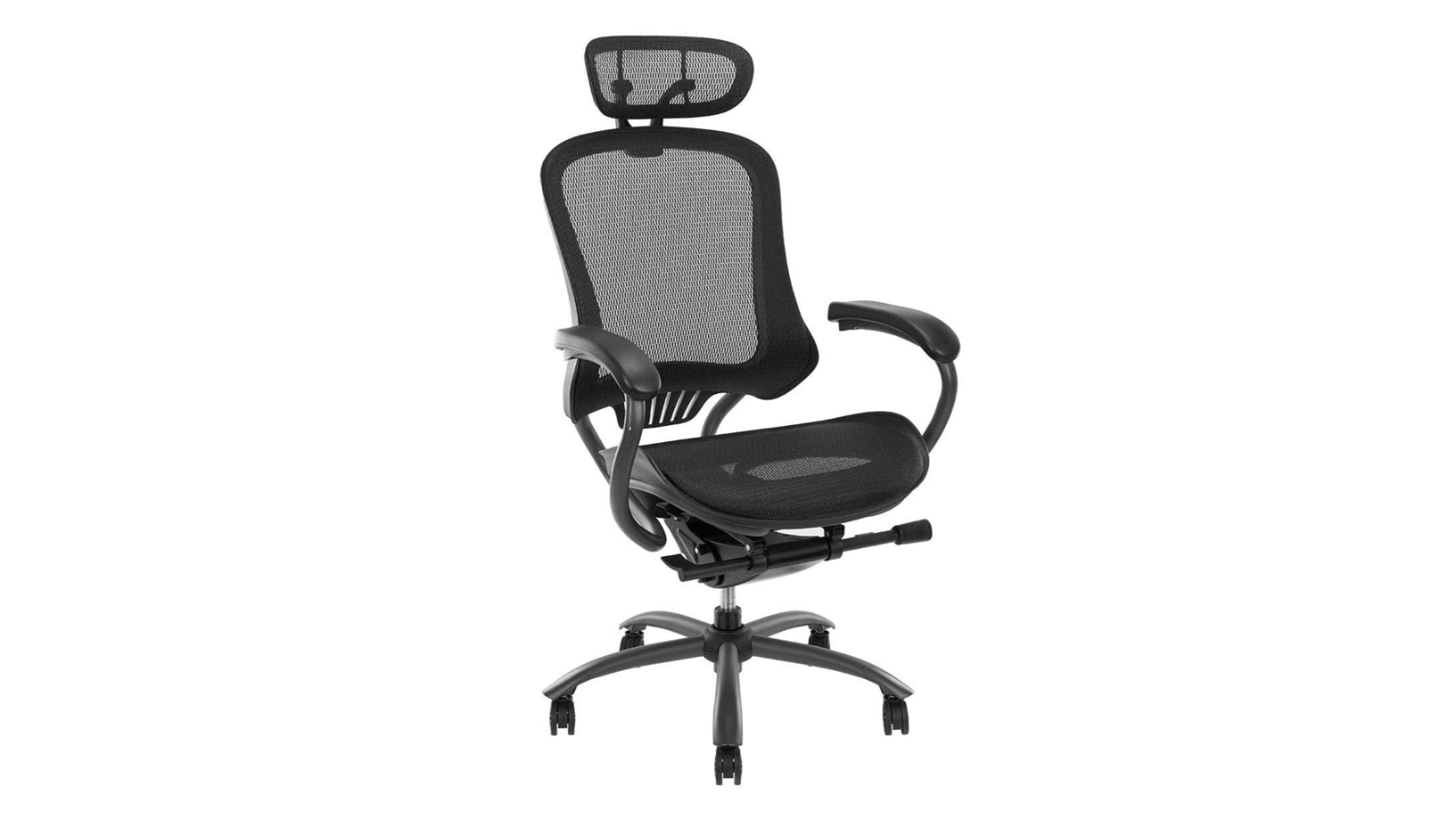 Maestro Furniture Black Lopez Adjustable Mesh Ergonomic Office Executive Chair