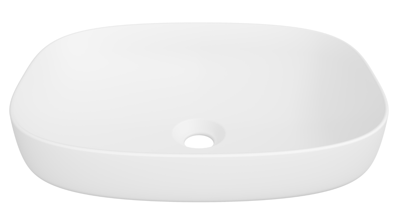 Timberline Lorenzo 550mm Inset Basin - Matte White
