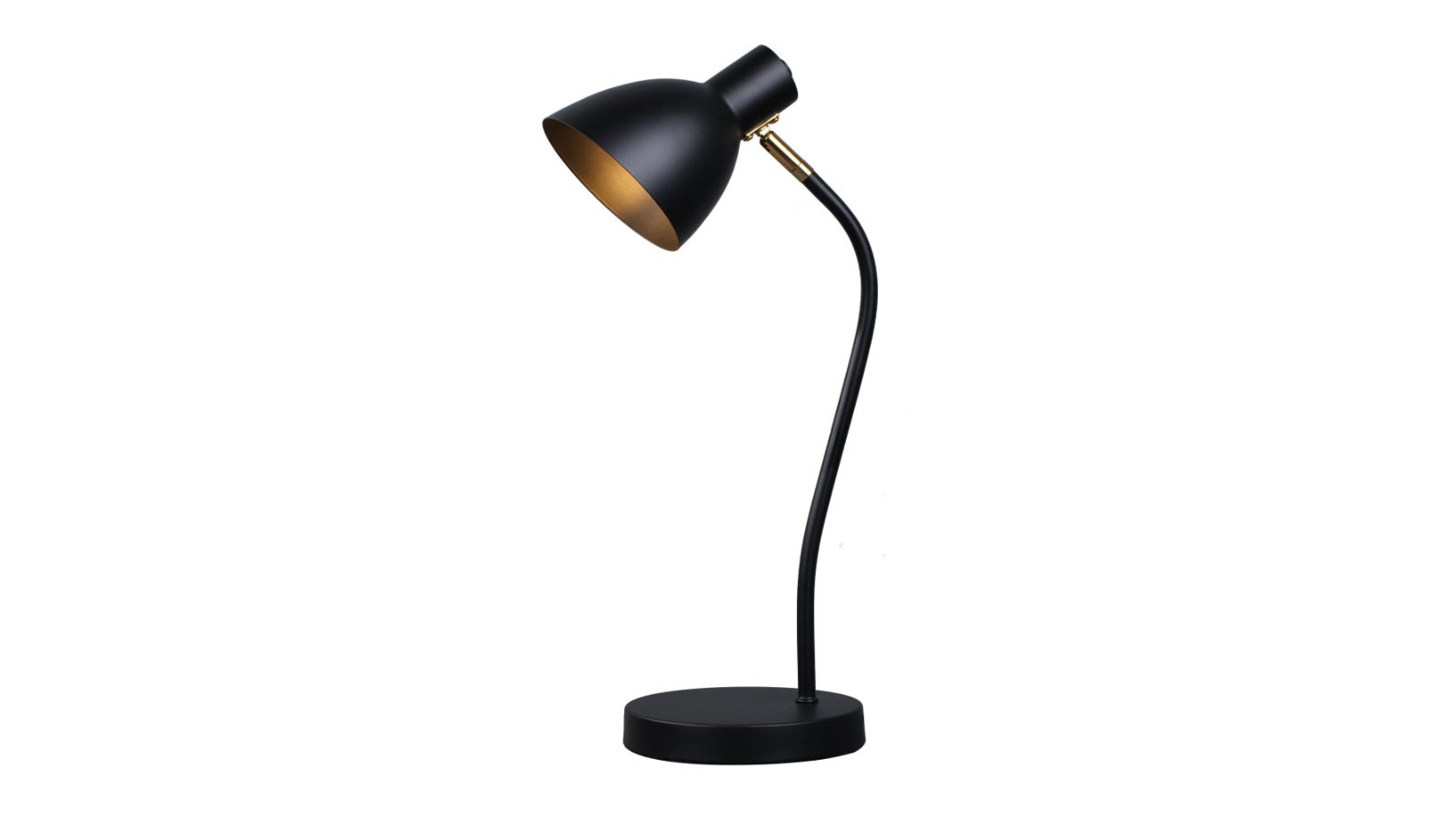 Luminea Loreta Metal Touch Table Light Lamp - Black