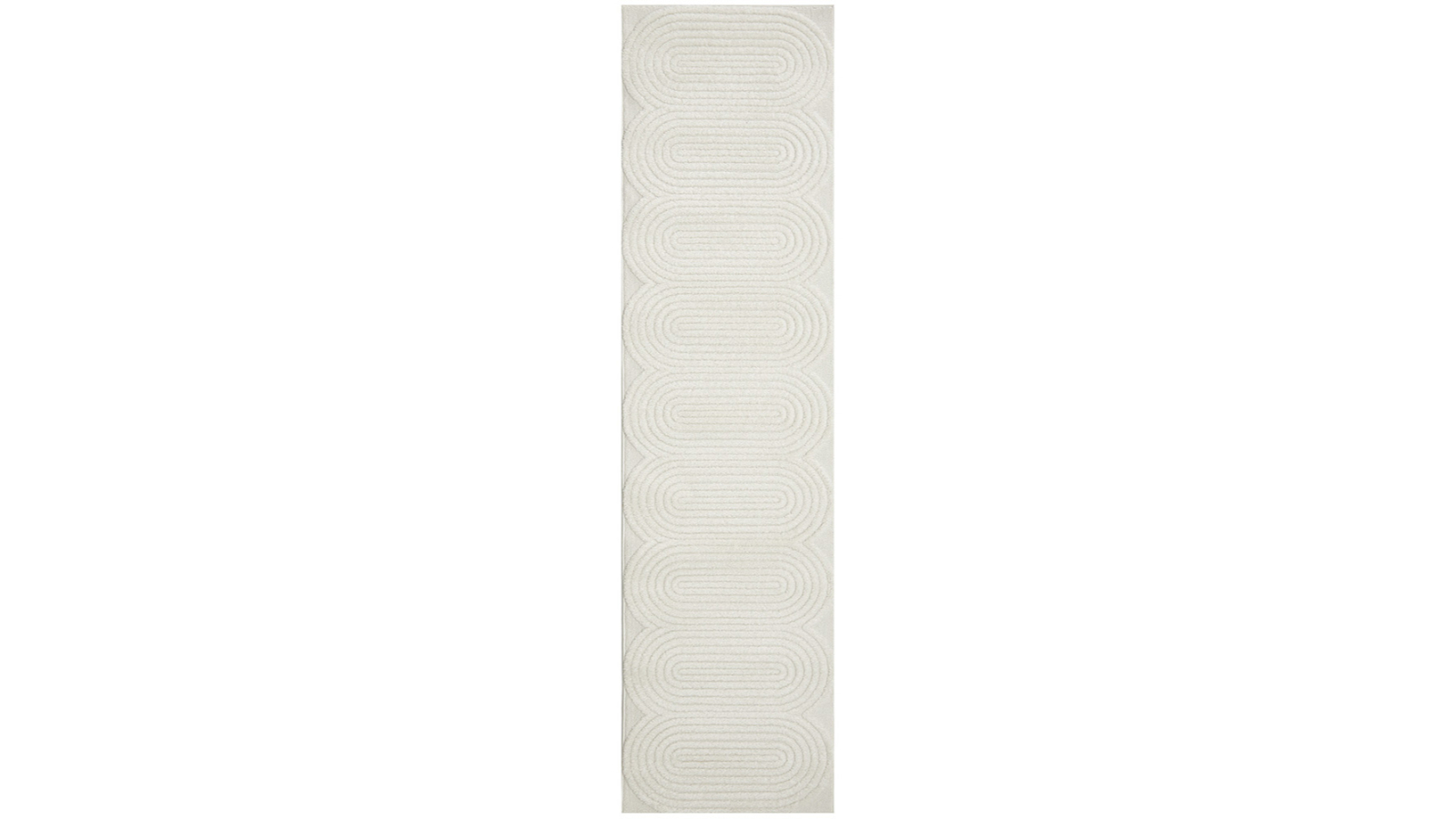 The Weave Studio Juniper Carl White Runner Rug