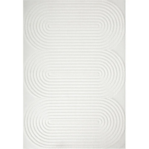 The Weave Studio Juniper Carl White Rug - 400 x 300cm