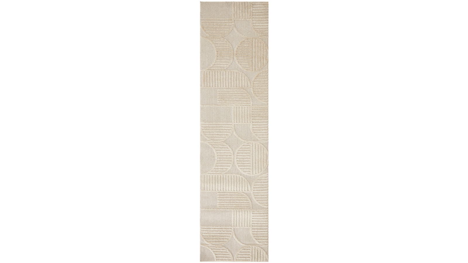 The Weave Studio Juniper Leo Beige Runner Rug