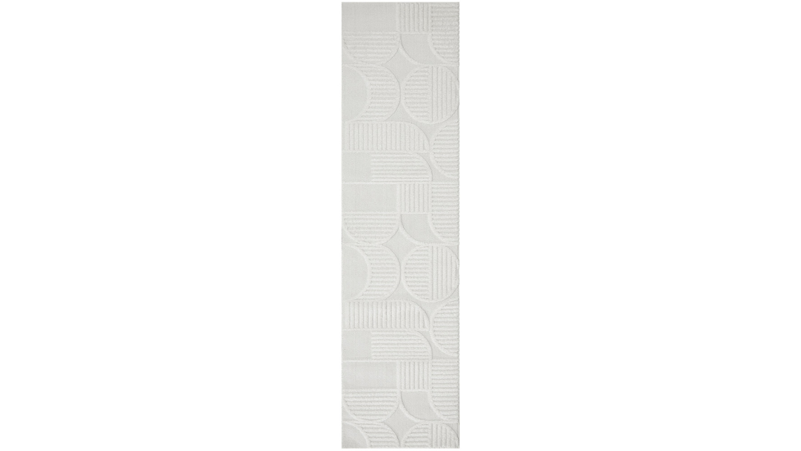The Weave Studio Juniper Leo White Runner Rug