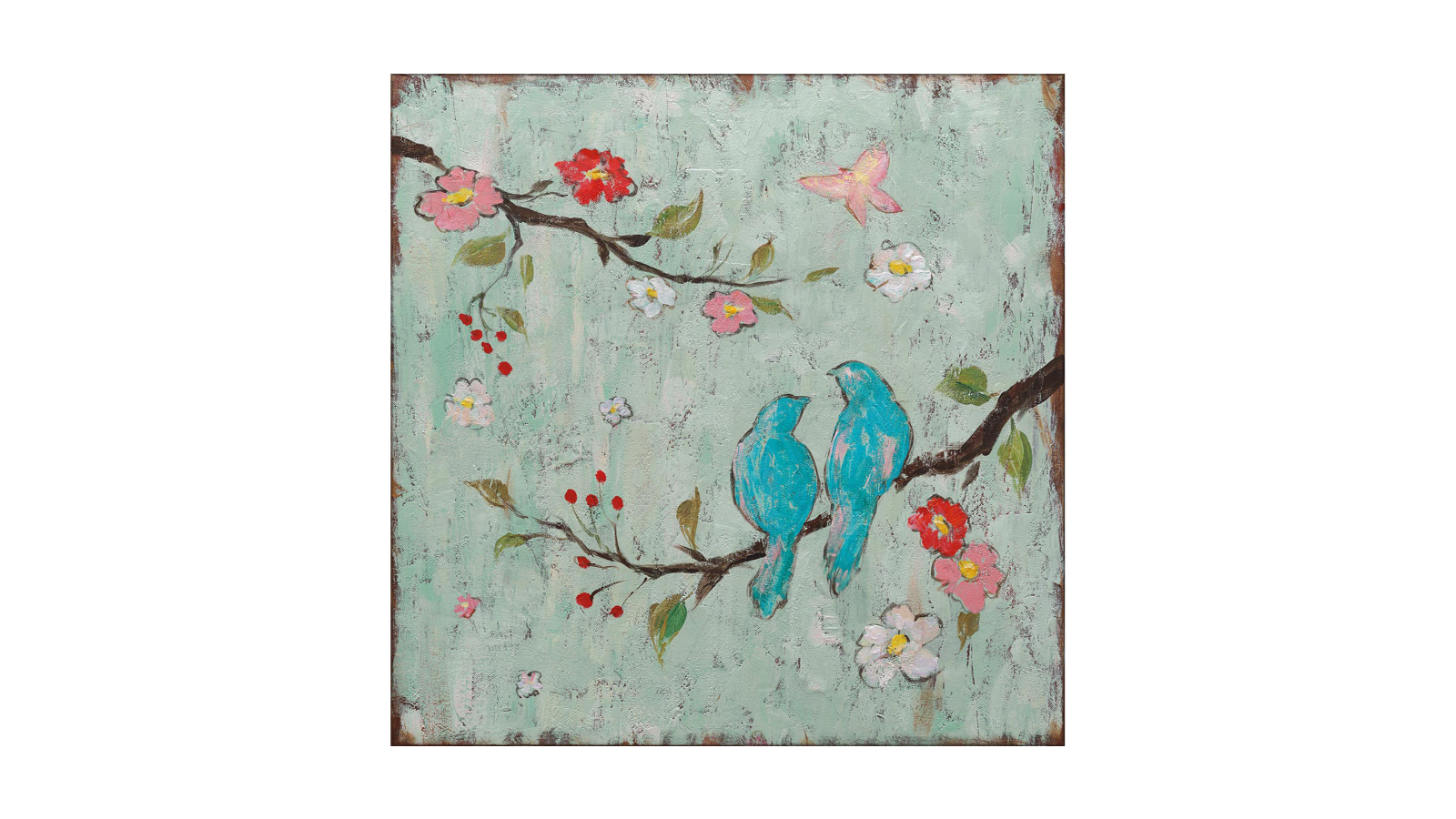 La Grolla Love Birds I Unframed Canvas Wall Art