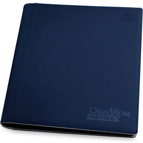 Ultimate Guard 12 Pocket QuadRow XenoSkin Portfolio - Blue