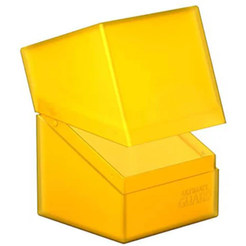 Ultimate Guard 100 Standard Size Boulder Card Deck Case - Amber